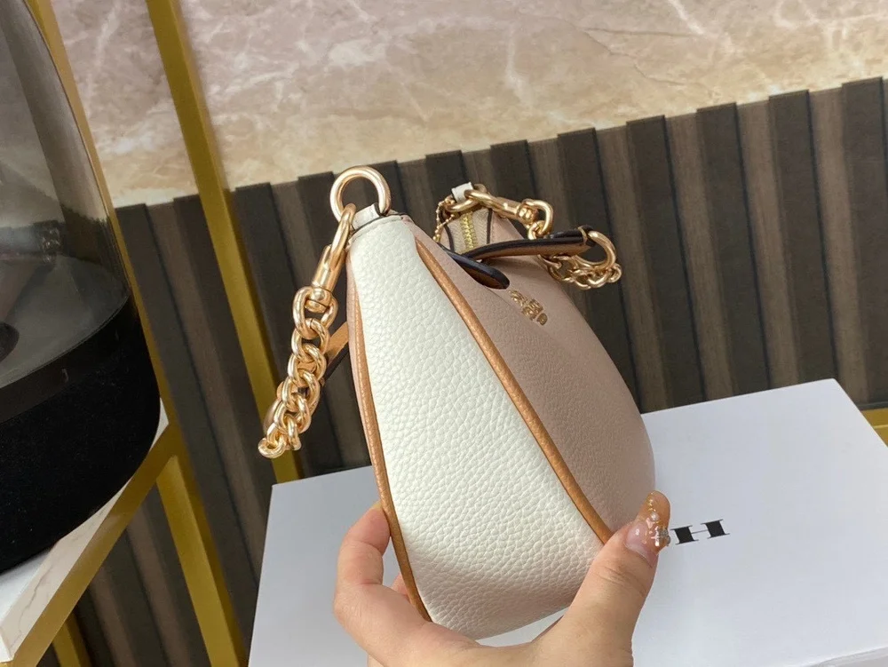 Coach color-block shoulder bag